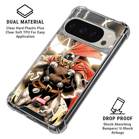Marvel Thor Thor’s Lightning Google Pixel 9/9 Pro Clear Case